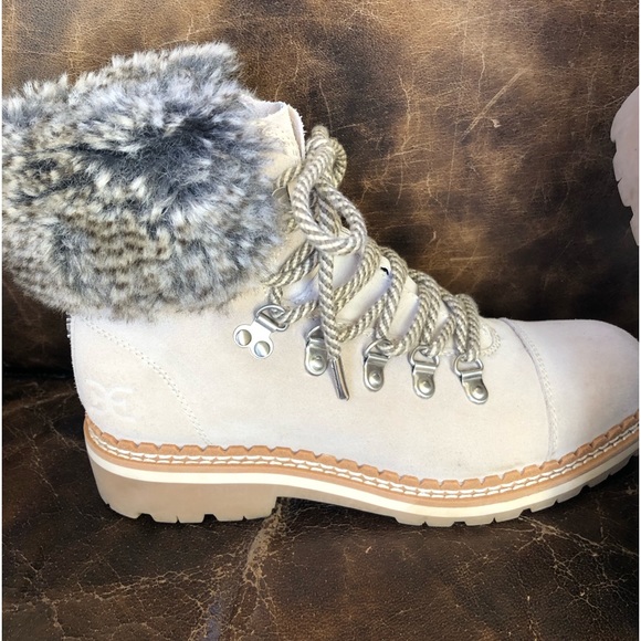 Sam Edelman “Bowen” Suede Faux Fur Boots 6 - Picture 2 of 6